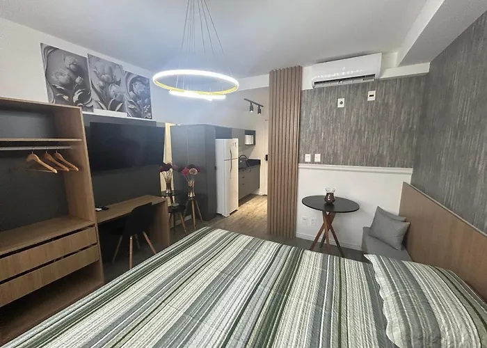 Skyline - Mobiliado Com Wi-fi E Academia No Apartamento